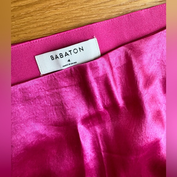 Babaton MINI SLIP SKIRT size 4 - Picture 4 of 4